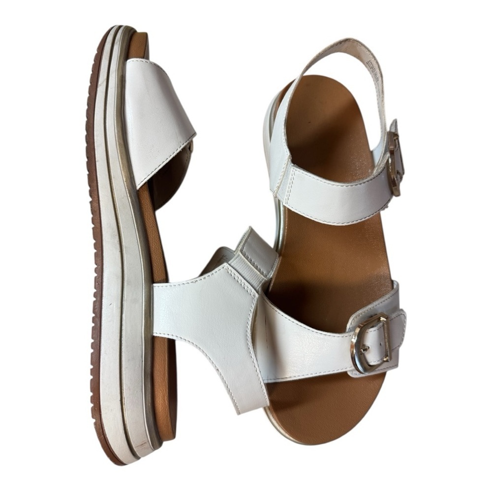 Andiamo White Platform Sandals – Size 9 - Picture 2 of 3